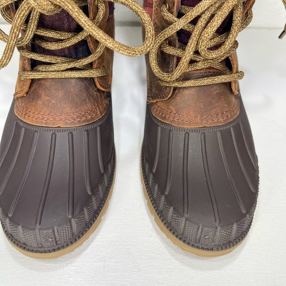 Kamik Sienna 2 Women's Waterproof Cuff Plaid Wool Winter Snow Boots Size 8 - Picture 5 of 15